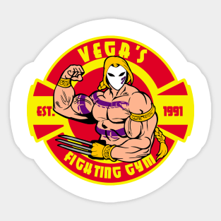 Vega's Fighting Gym Sticker
